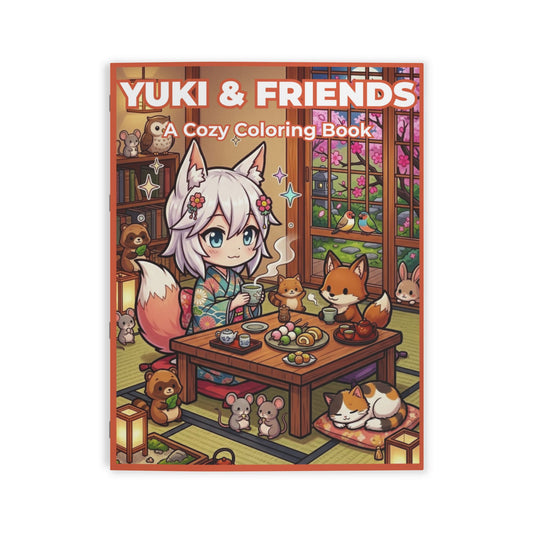 Cozy Coloring Book - Yuki the Fox: Magical Forest Friends