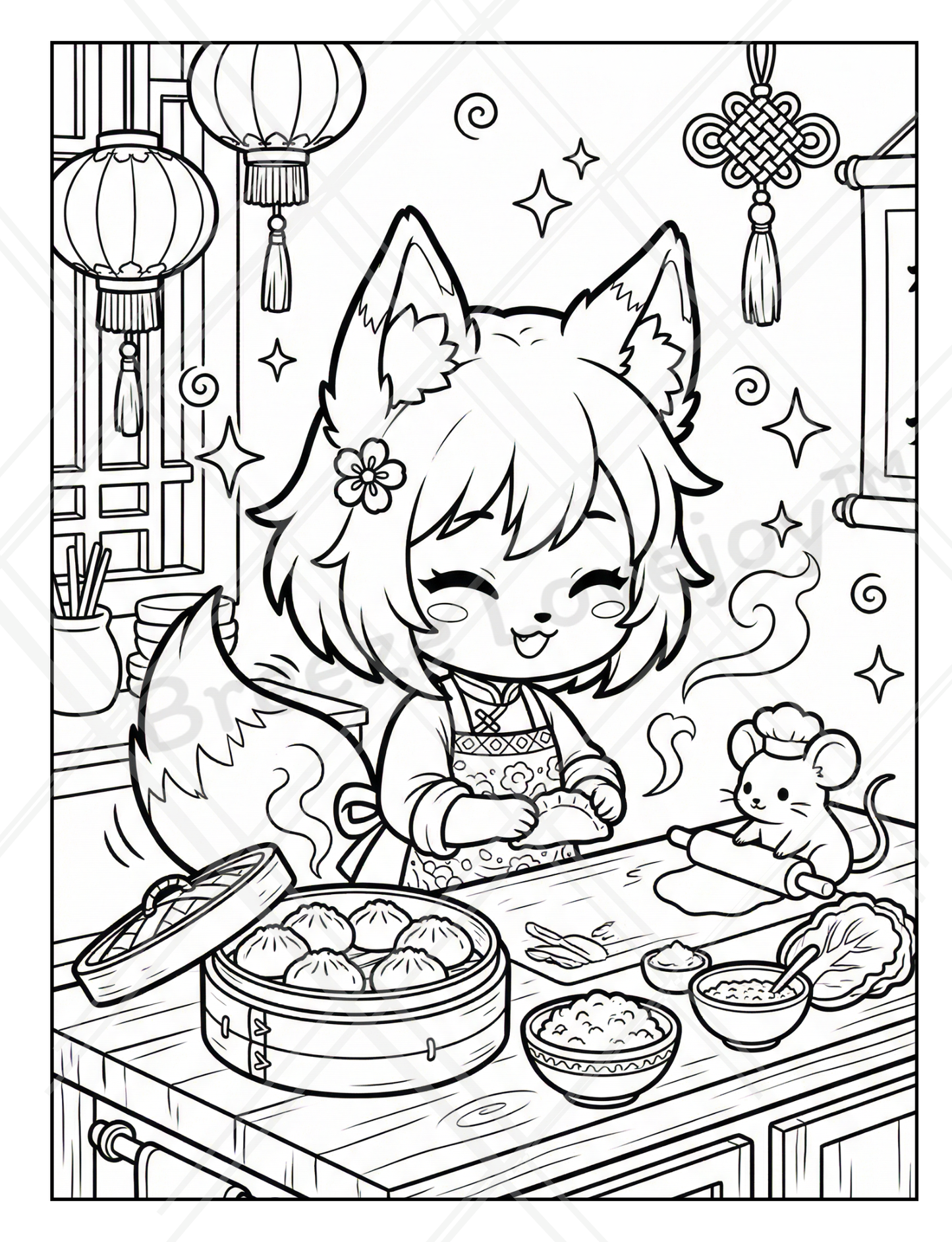 Cozy Coloring Book - Yuki the Fox: Magical Forest Friends